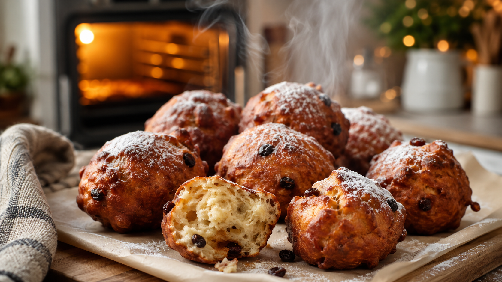 Zo maak je een oliebol thuis weer lekker warm
